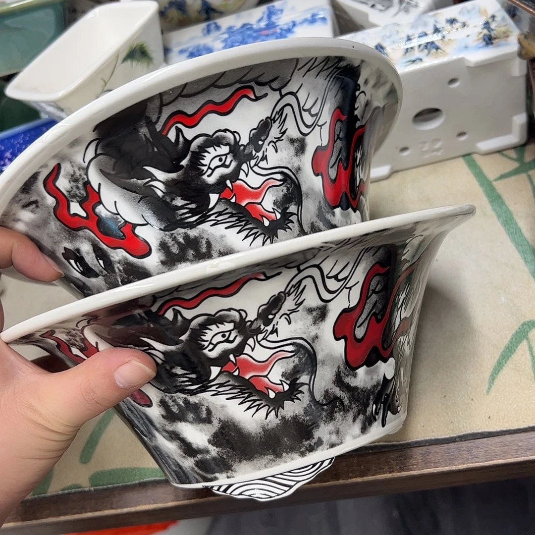 花盆紫砂131号瑕疵2个缩釉口不正处理介意勿拍23/9cm