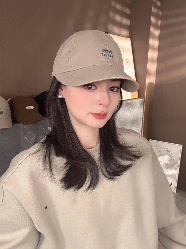 【全新升级版型鸭舌帽】夏季字母刺绣女棒球帽子时尚韩版复古百搭