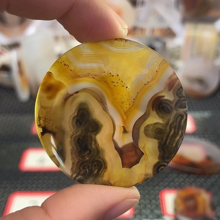 玛瑙/玉髓合金颈饰