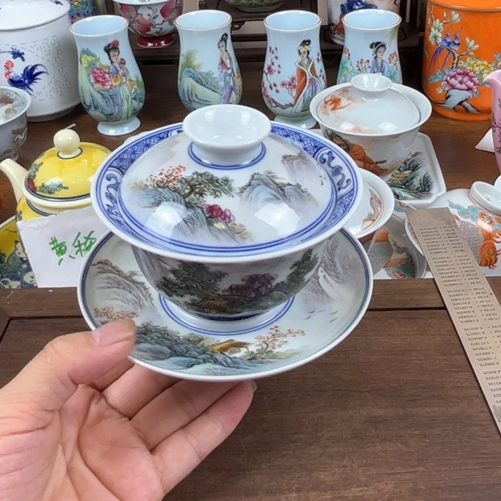 摆件景德镇陶瓷茶具15