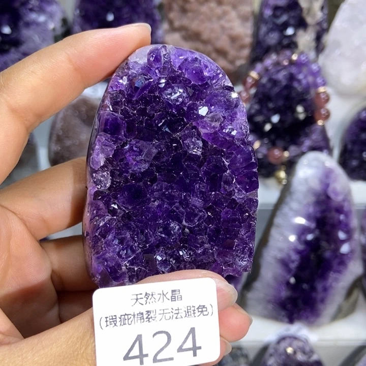 未镶嵌大型摆件（非配饰）紫晶小潘
