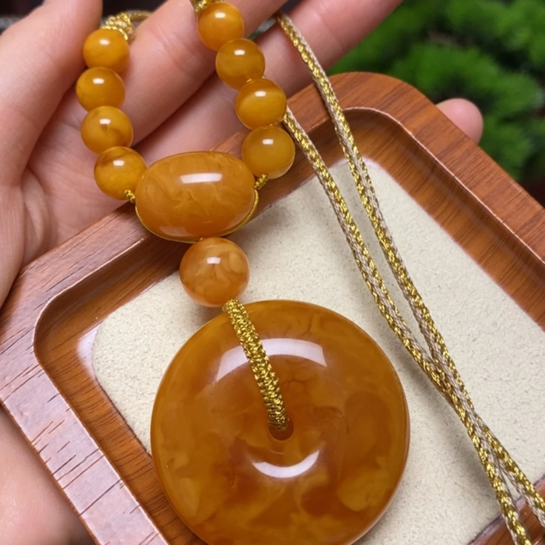 【闪购商品】蜜蜡颈饰未镶嵌项链