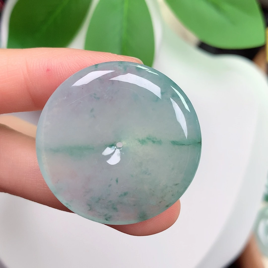 颈饰未镶嵌翡翠平安扣 33-6.0mm