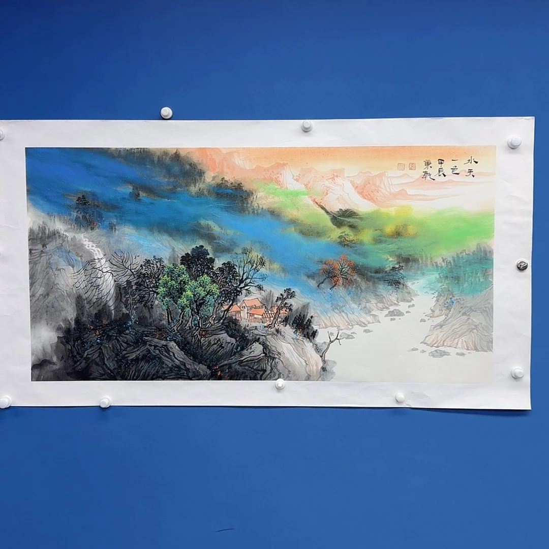 国画多次参加国内外