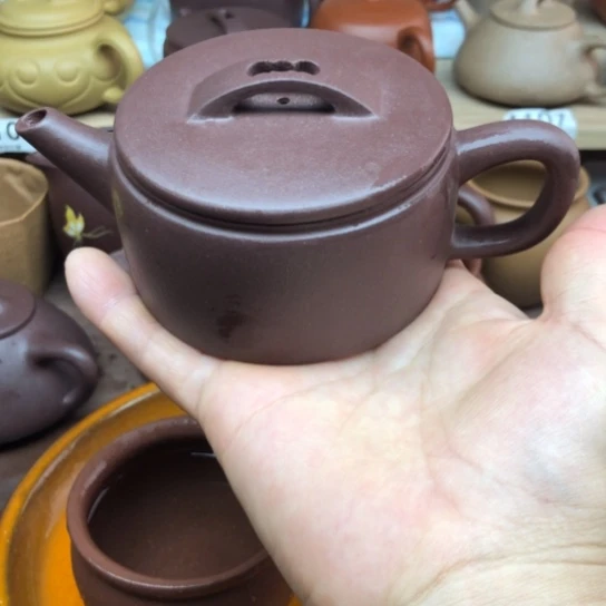 茶壶紫砂紫泥汗瓦170豪升左右