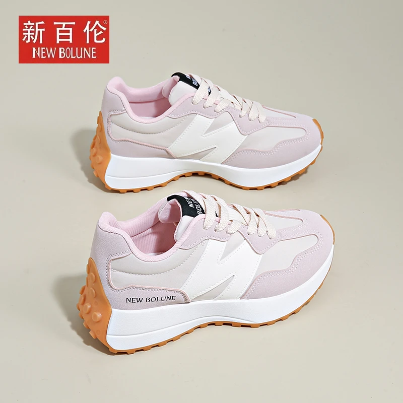 【新百伦正品】327小蛮腰运动鞋女透气休闲厚底老爹鞋阿甘跑步男鞋N