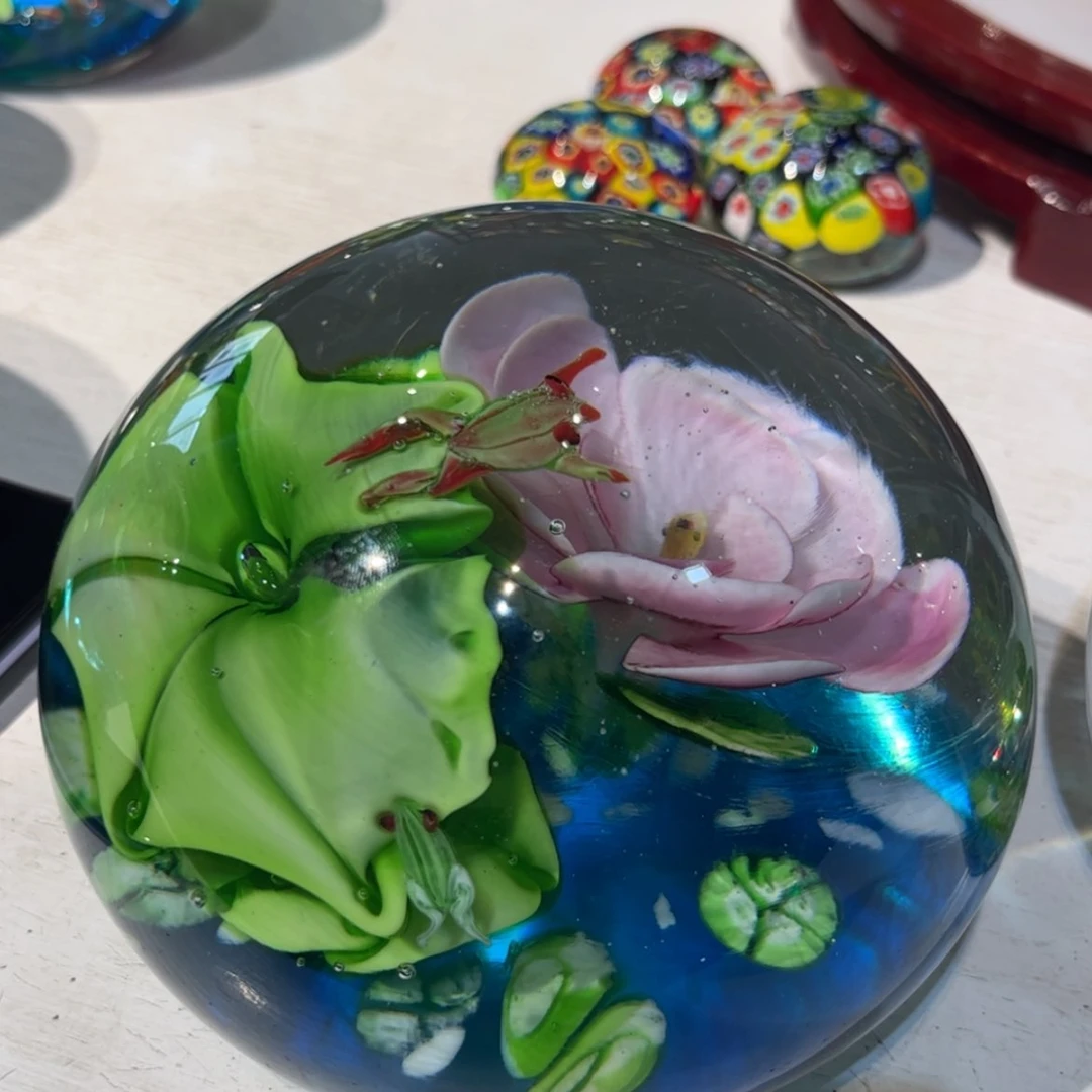 【闪购商品】琉璃手工艺品牛****花纯手工