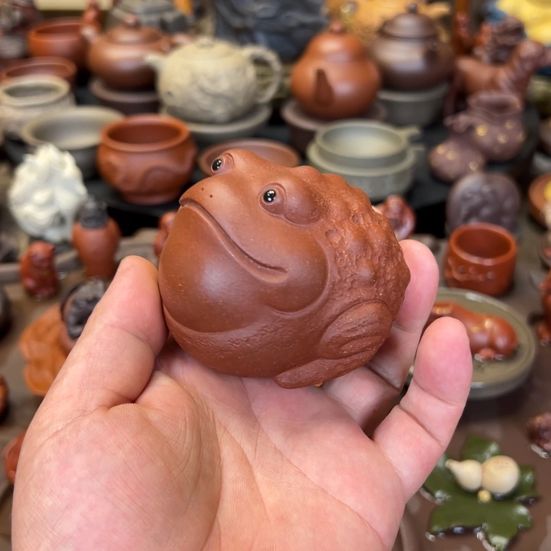 紫砂茶宠紫砂金蟾