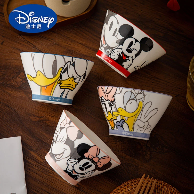 迪士尼斗笠碗家用饭碗陶瓷碗吃饭碗家用2025新款高级感碗盘餐具