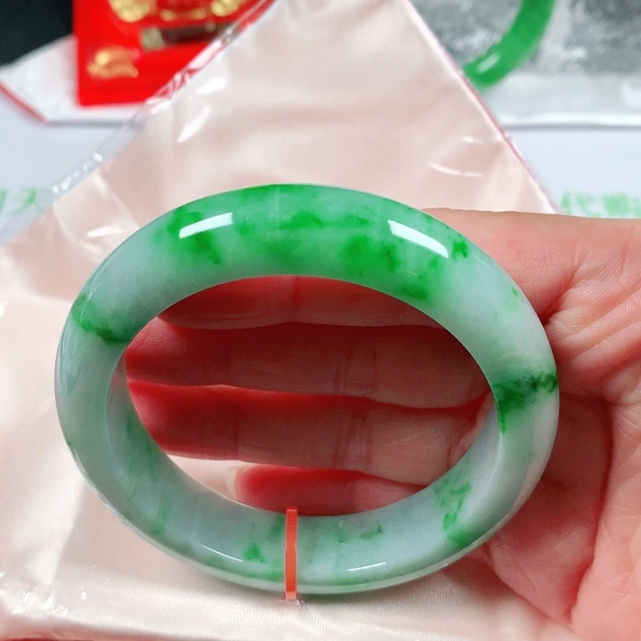 未镶嵌手镯翡翠  编号FH1117 正圈55-56 福利镯