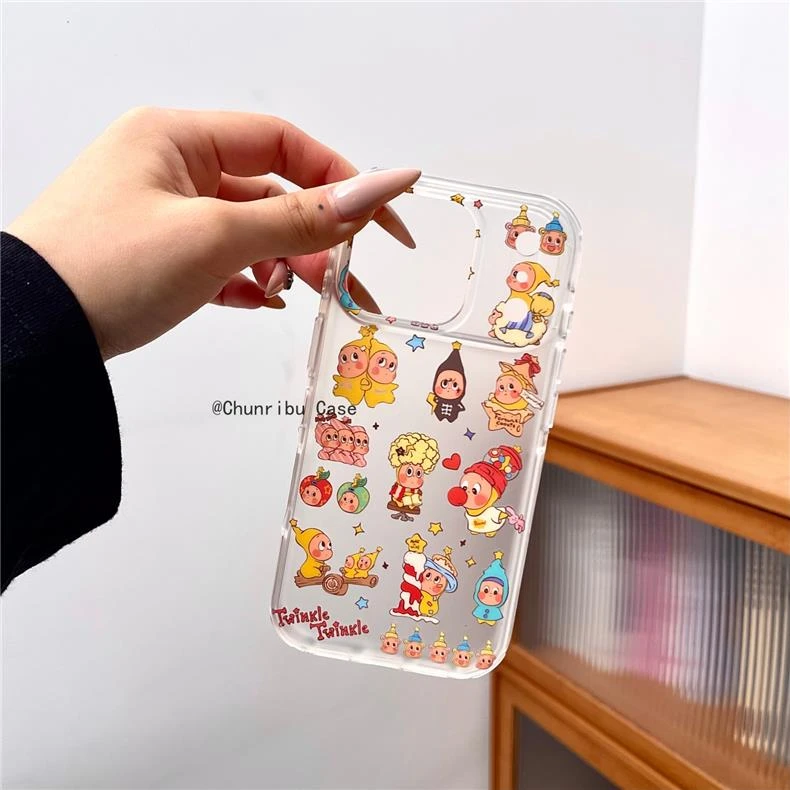 超火可爱爆米花扭蛋机星星人适用苹果17/16promax手机壳15/14/13