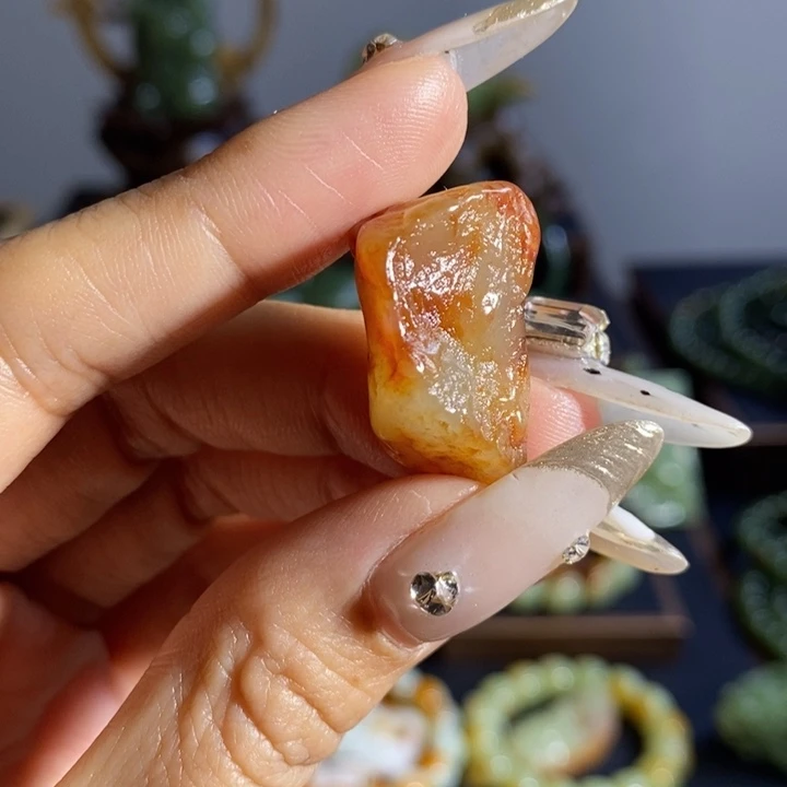 和田玉未镶嵌吊坠(不含链)