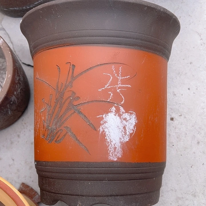 紫砂花盆特价清仓处理