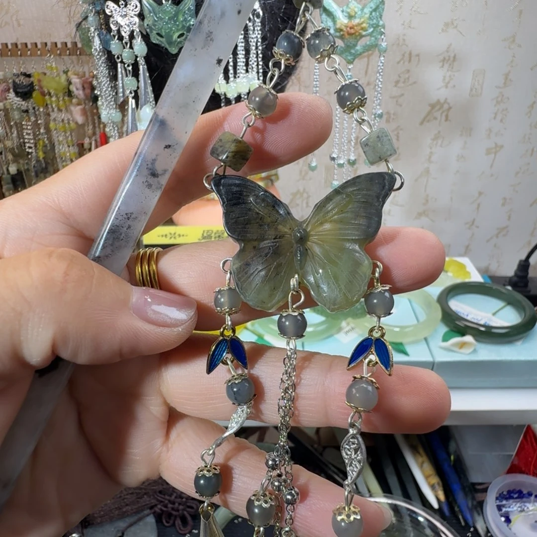 未镶嵌岫玉发簪福利款