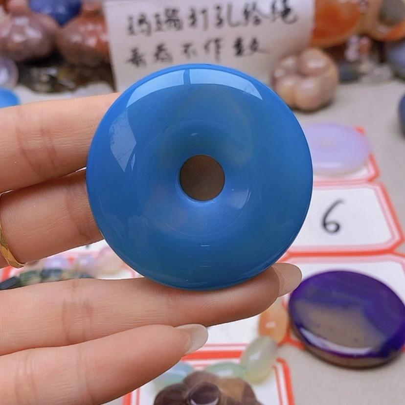 【闪购商品】未镶嵌玛瑙/玉髓珠宝半成品谭*