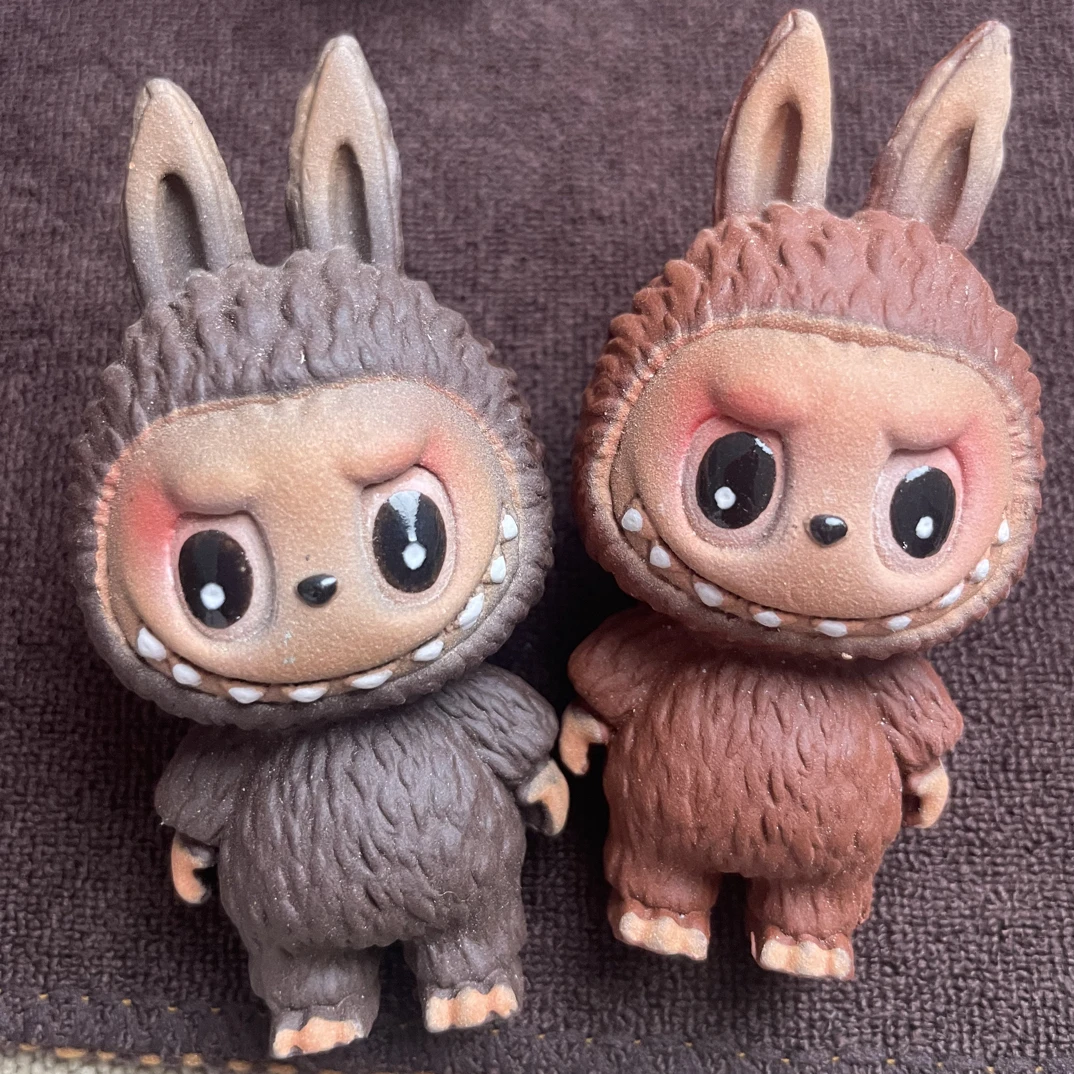 创意陶瓷紫砂拉布布茶宠摆件手把件趣味可养茶玩7cm高2只随机发货