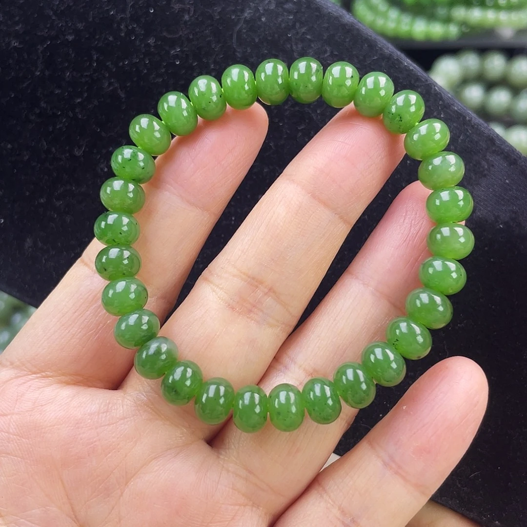 和田玉（碧玉）未镶嵌手链