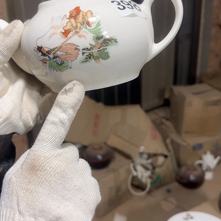 库存瓷片多空茶壶