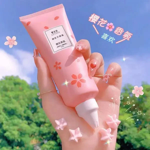 【粉丝福利】樱花护手霜香氛手膜霜学生滋润防干裂保湿润肤嫩白清爽