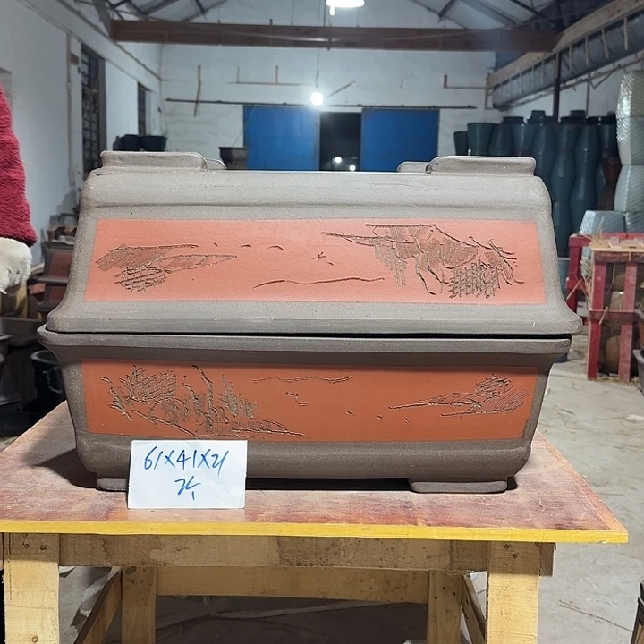 紫砂花盆紫砂花盆