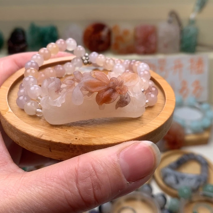 未镶嵌手链石英质玉