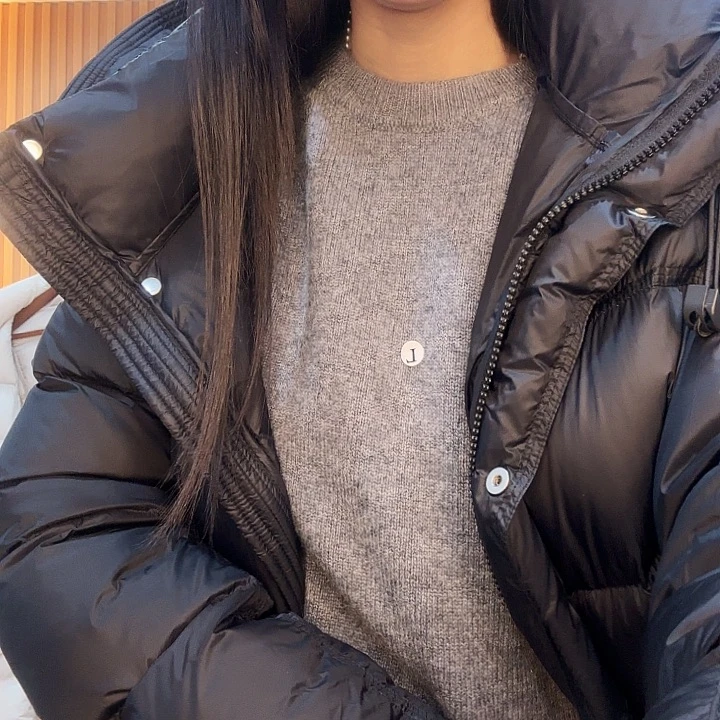 灰色圆领插肩袖L11111