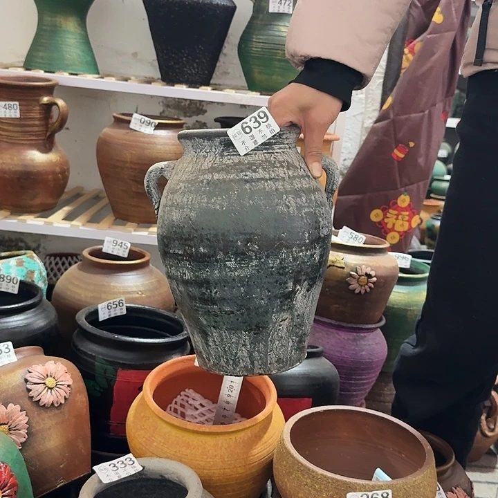 做旧双耳639高度28口径13