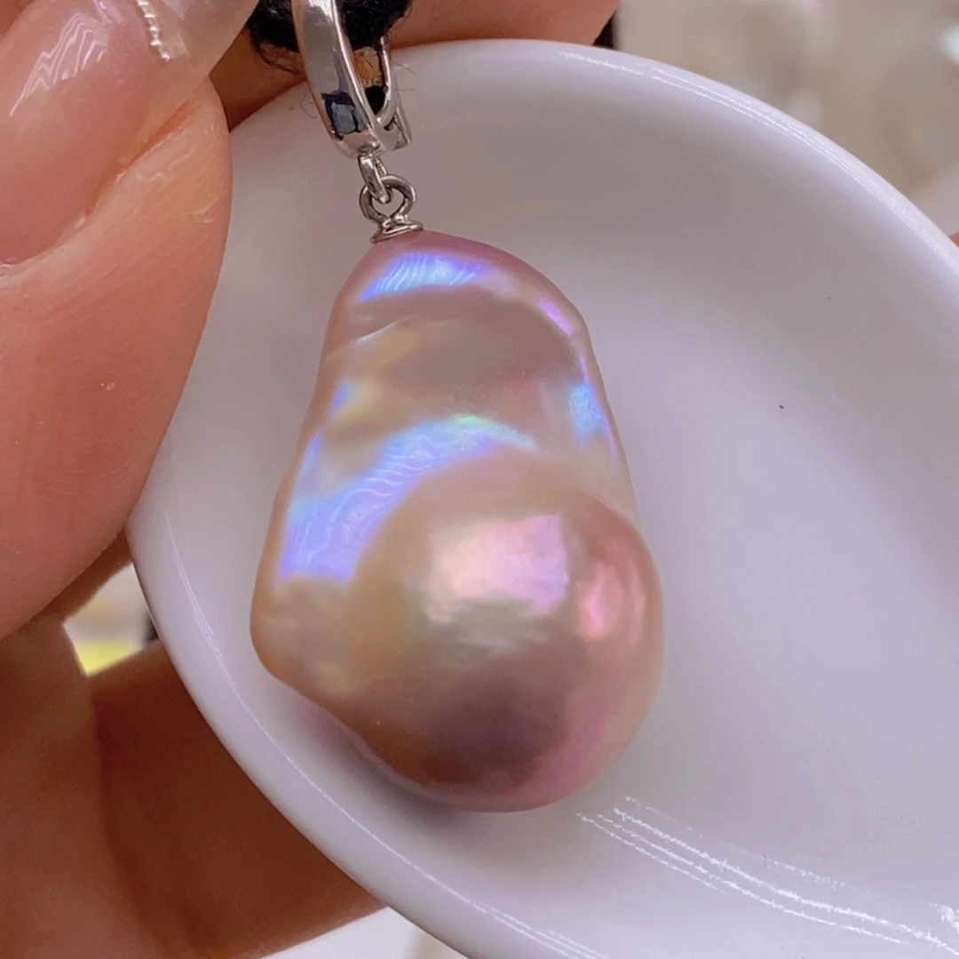 淡水珍珠未镶嵌吊坠(赠链)