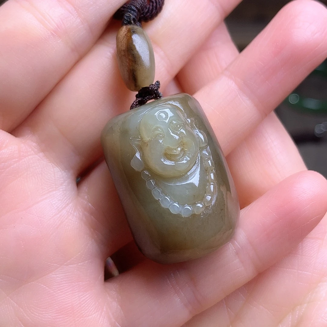 岫岩河磨玉（透闪石质玉）未镶嵌挂件