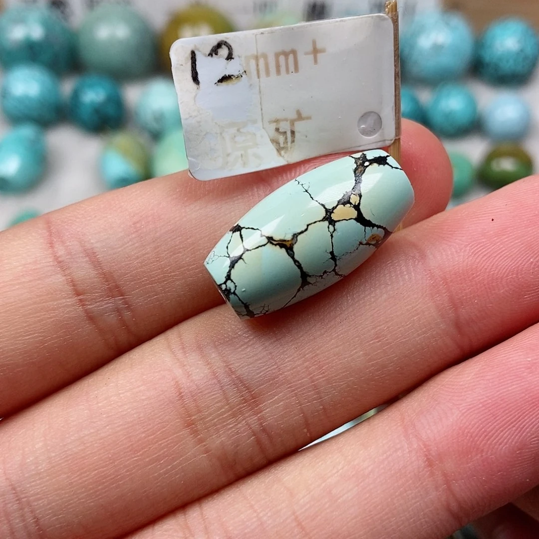 未镶嵌绿松石珠宝半成品