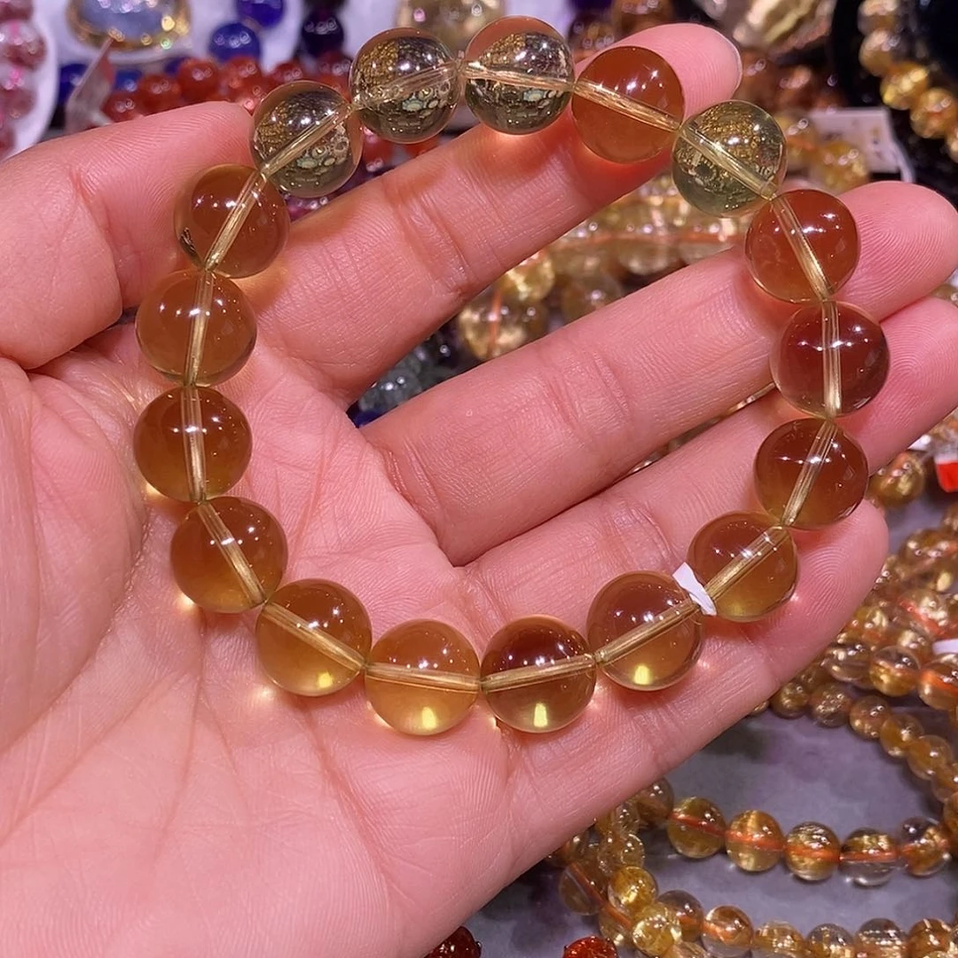 未镶嵌手链水晶黄水晶12
