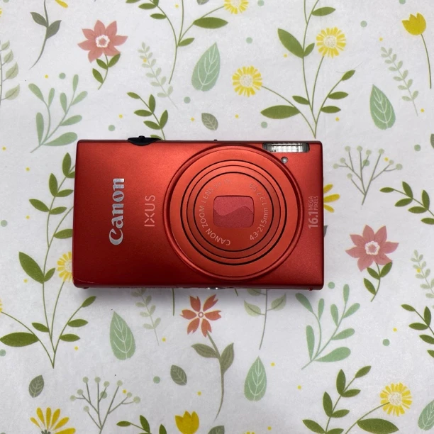 95新 Canon/佳能 ixus125 1600w像素5倍光变 冷白皮 原装充电器