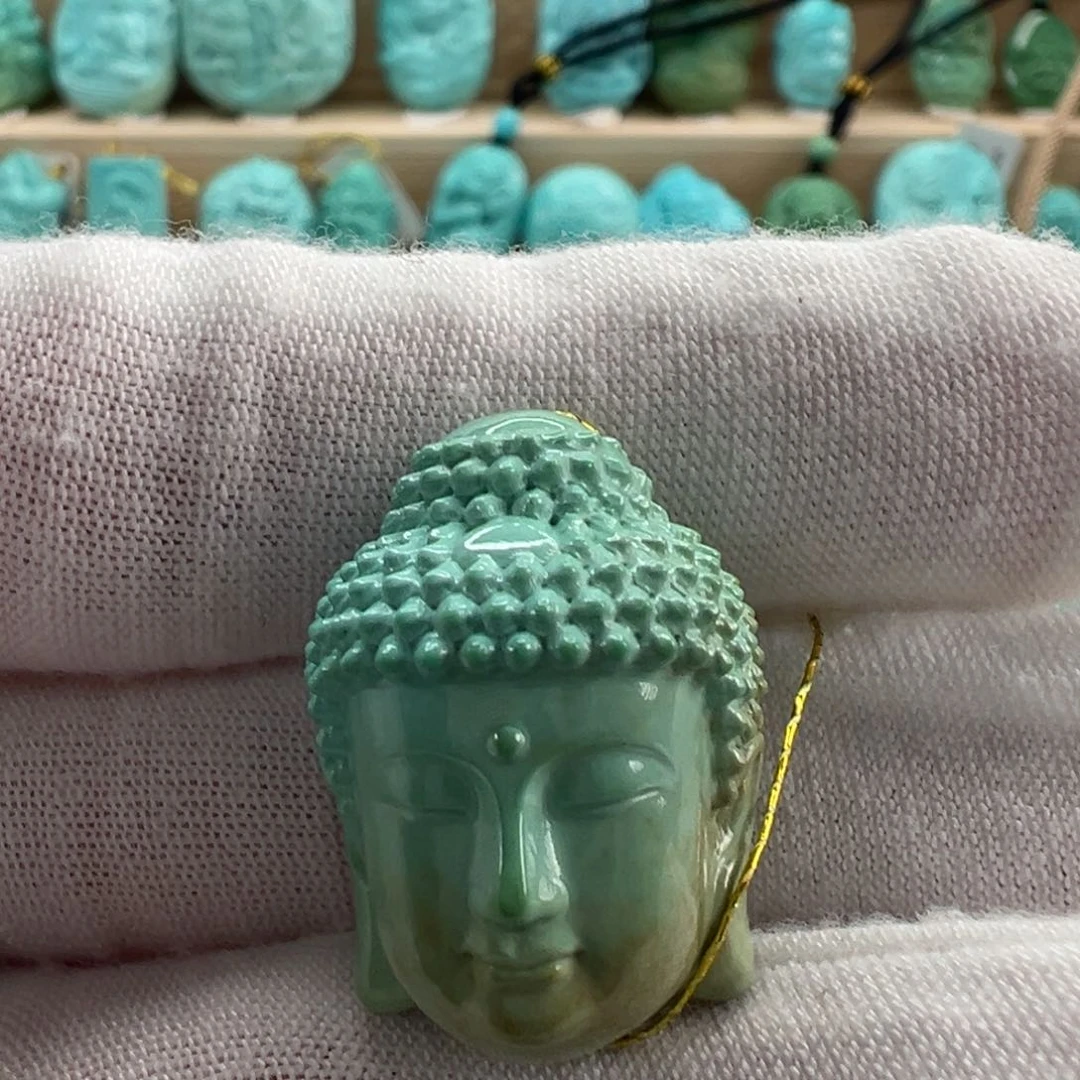 未镶嵌绿松石大日如来18.3mm