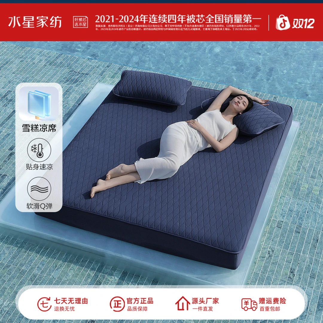 【好物】凉感雪糕席5代Pro消臭水A类凉席枕套组智选