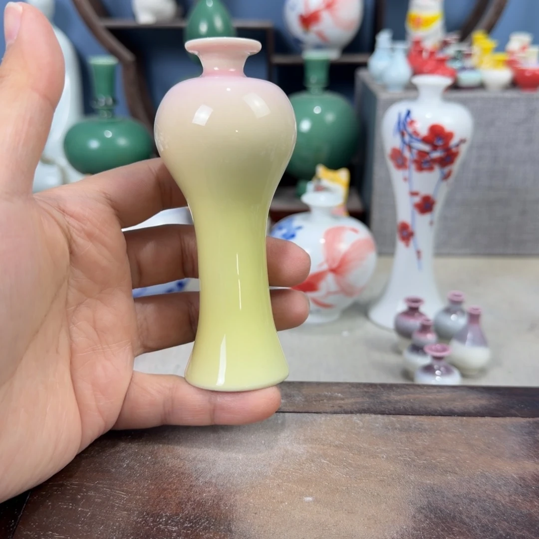 陶瓷手工小花器摆件