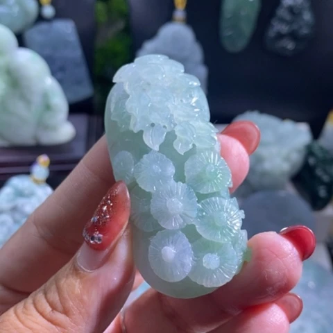 【闪购商品】颈饰未镶嵌翡翠喜上