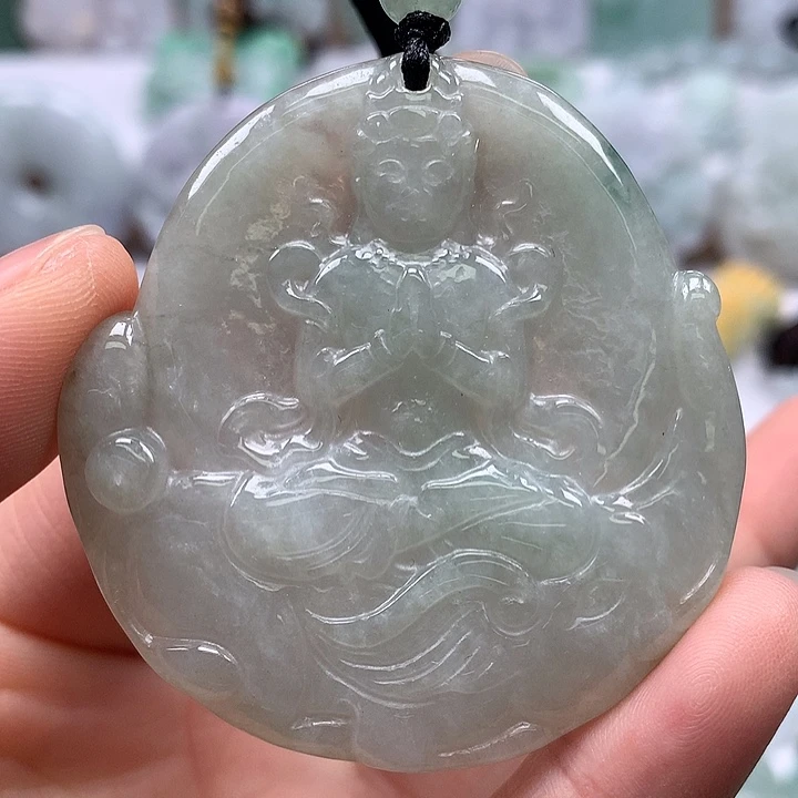 翡翠未镶嵌颈饰普贤菩萨菩萨福利