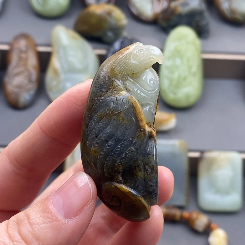 【闪购商品】未镶嵌和田玉把件5**哥