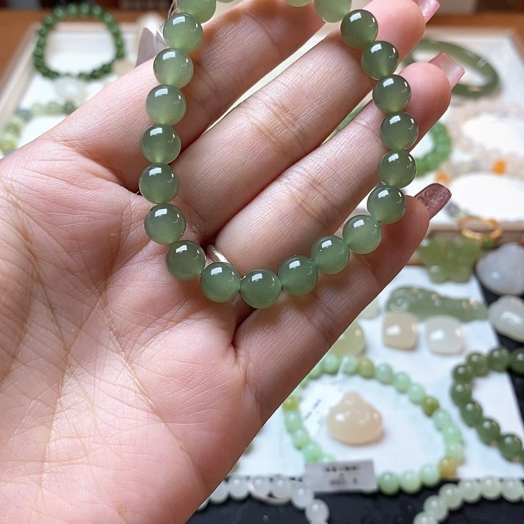 和田玉未镶嵌颈饰和田玉晴水