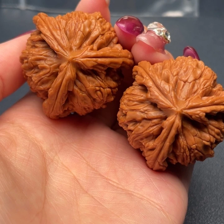 蒋***吊坠文玩核桃白狮子