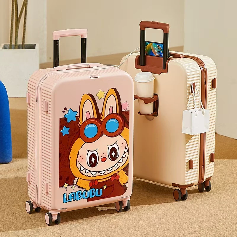 行李箱拉杆箱可爱多功能新款卡通大容量旅行箱登机密码皮箱男女箱