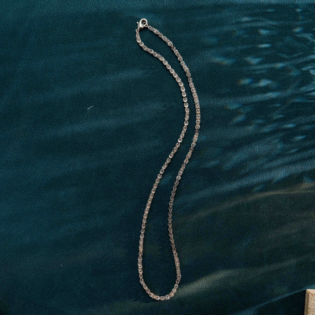 合金项链 【奢小姐珠宝】“雾渐浓”凤尾项链（银色）50cm-WH262