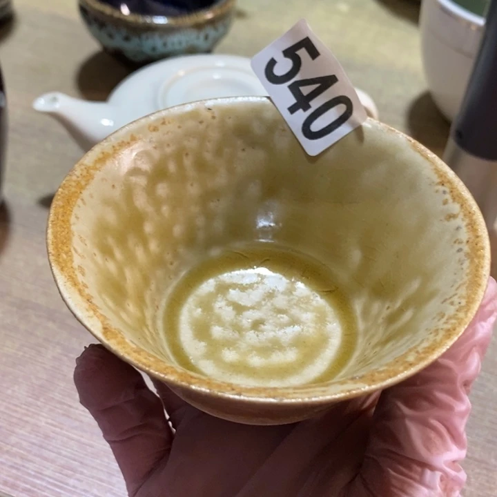 瓷片草木灰斗笠盏口径9.5厘米高度5.5厘米