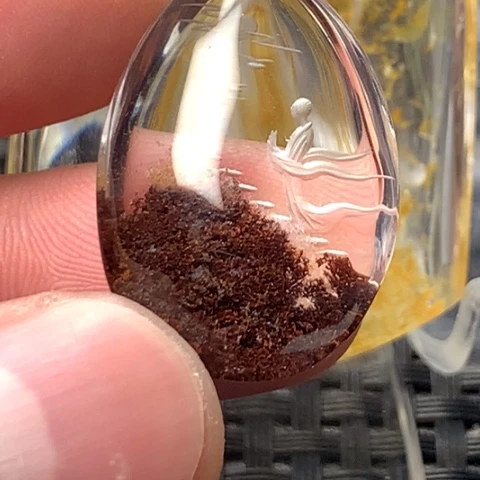 水晶颈饰未镶嵌。***。