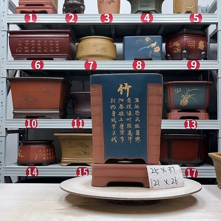 紫砂花盆紫砂花盆