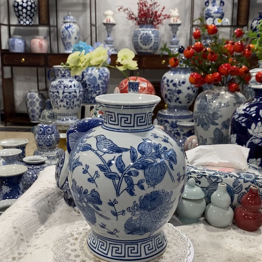 【闪购商品】摆件石榴花瓶摆件……
