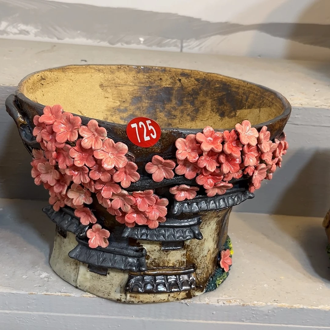 725 号陶然花器手工花盆
