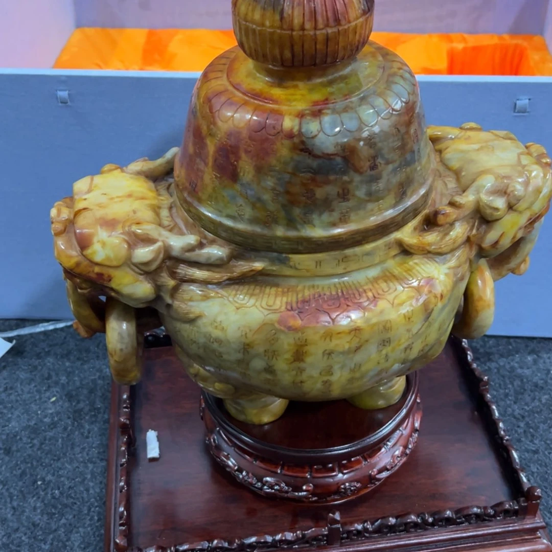 【闪购商品】未镶嵌和田玉（糖玉）挂件联*