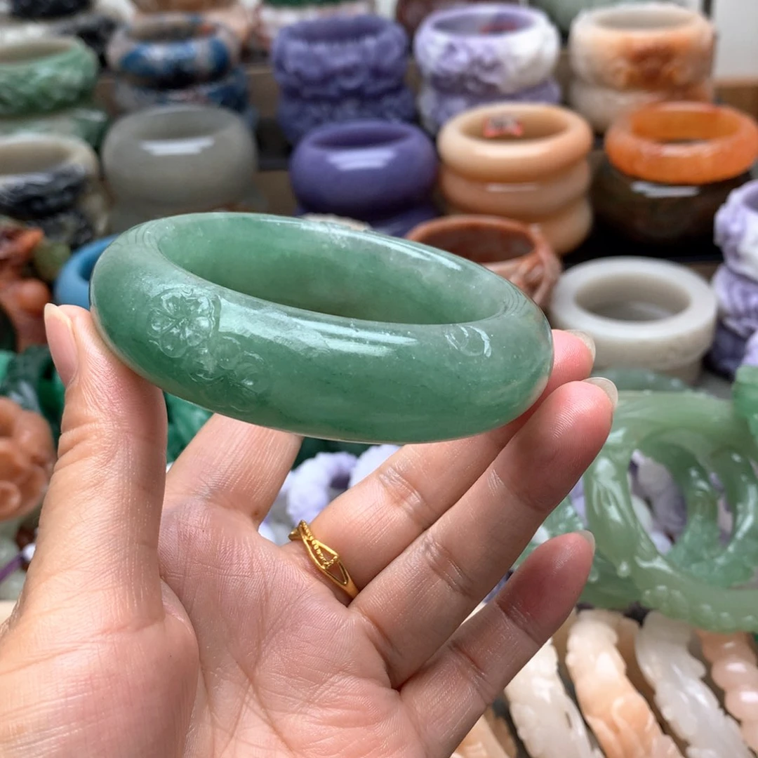 毛衣链未镶嵌石英质玉