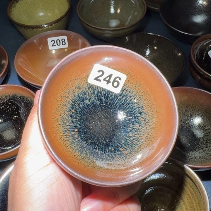 小雨茶盏手工柴烧